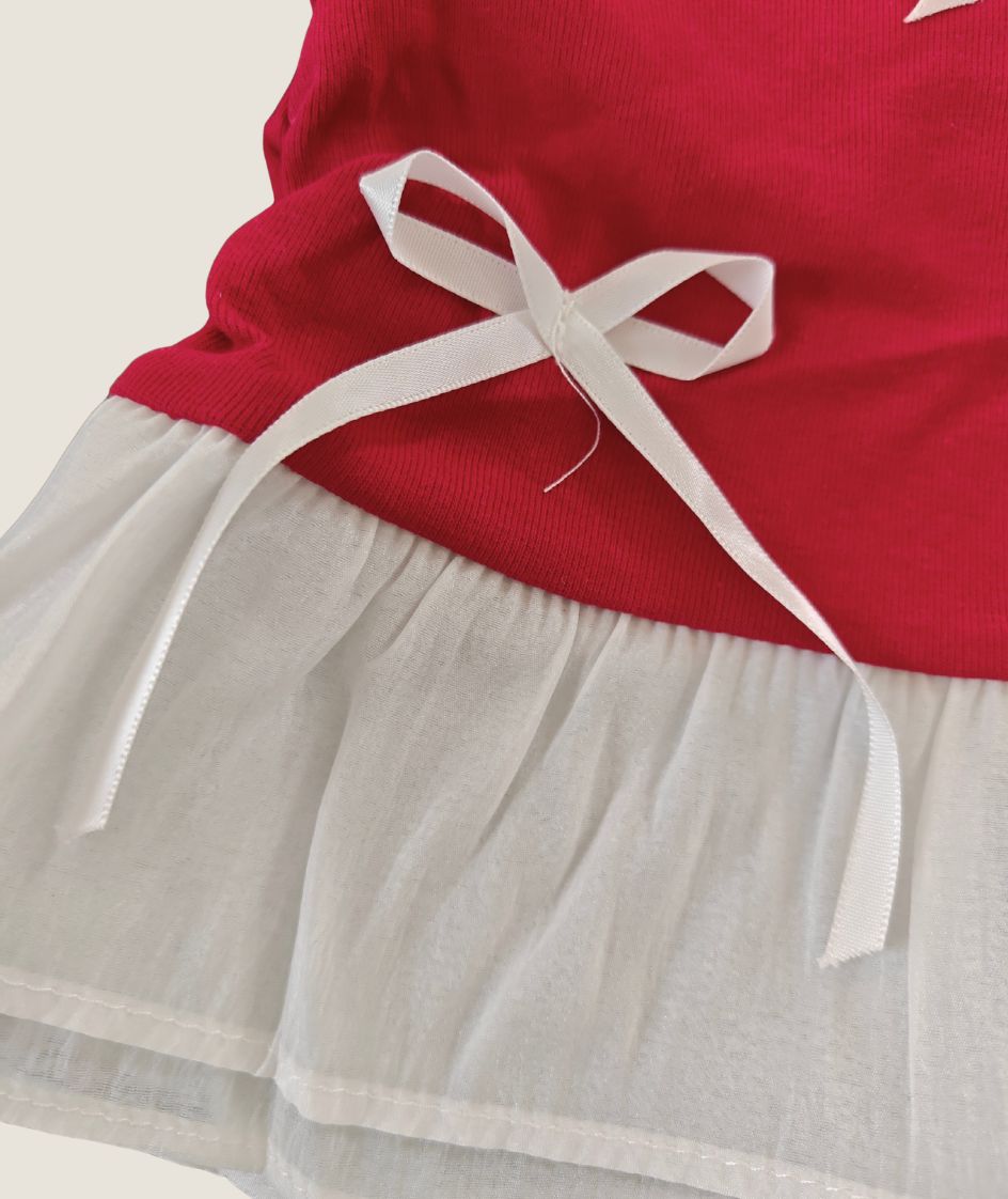 Cherry Blossom Bow-Accent Layered Tee thumbnail 2