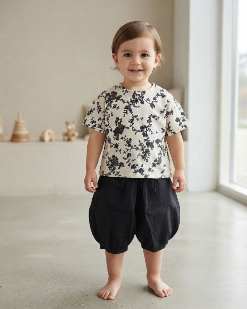 Floral t-shirt nikar set  thumbnail 2