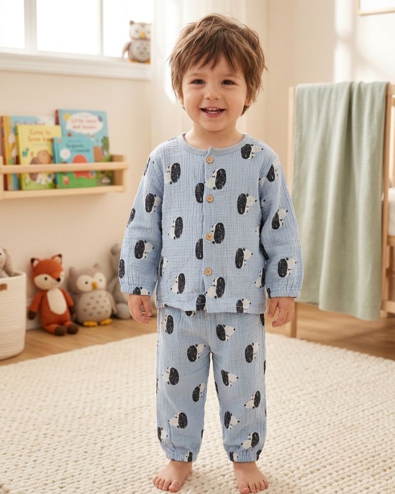 2pc cotton nightwear thumbnail 2