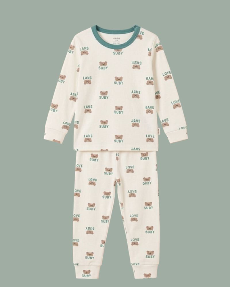 Teddy bear Cotton Set