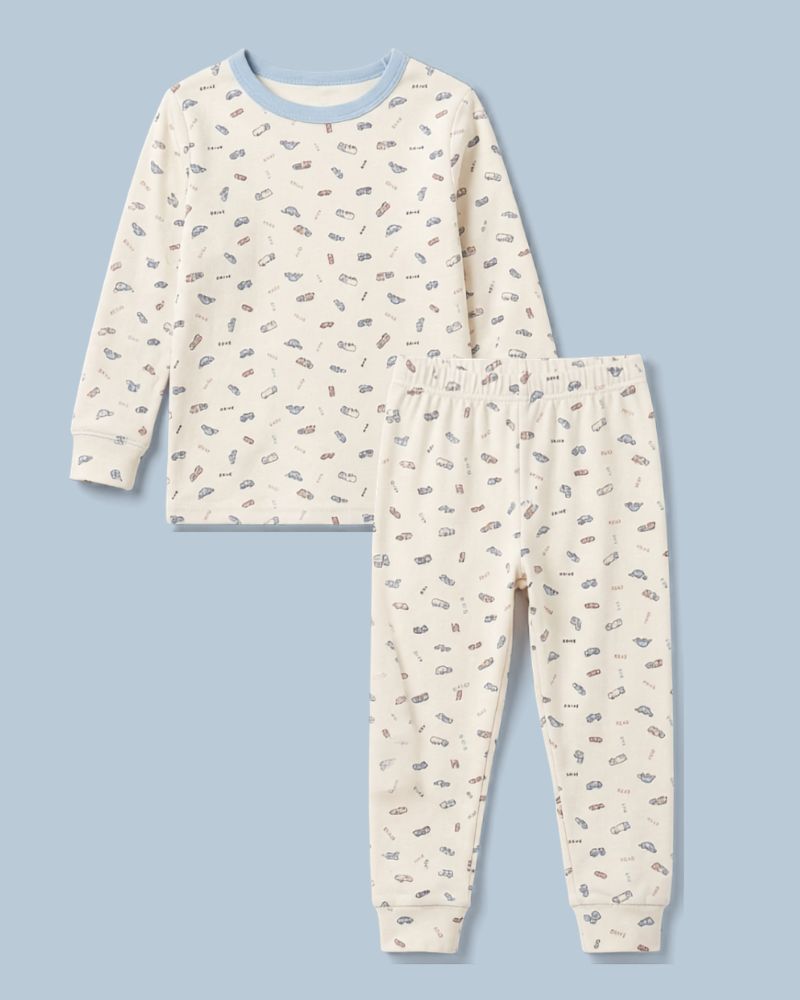 Scattered print cotton set