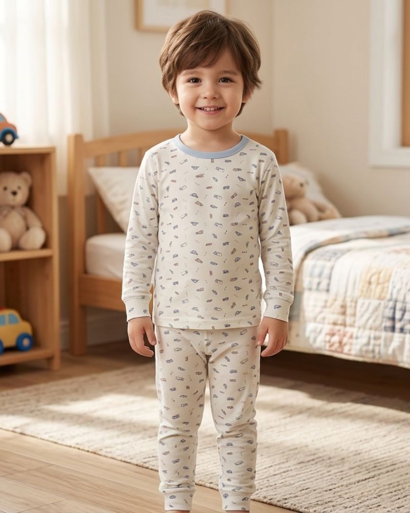Scattered print cotton set thumbnail 2