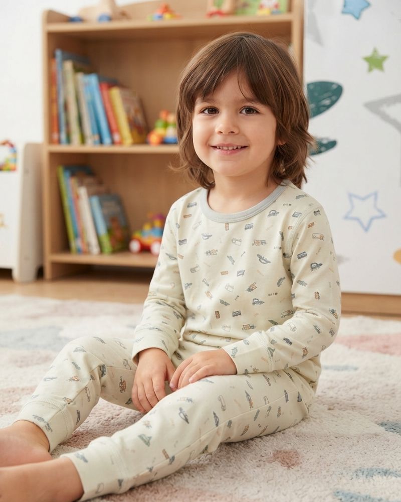 2-piece kids long-sleeve loungewear
