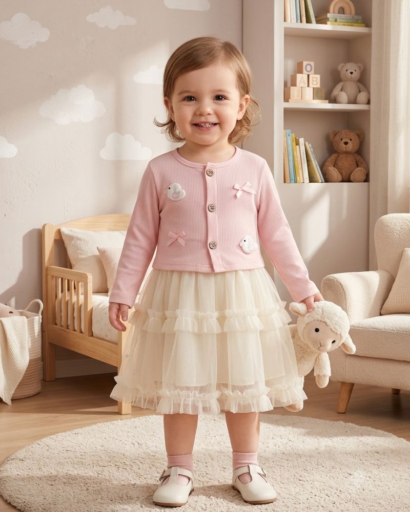 Pink Duck Frock Set  thumbnail 2