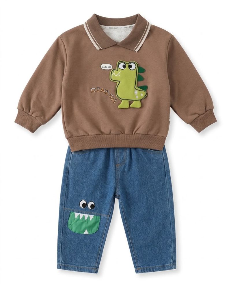 Brown Dinosaur set 