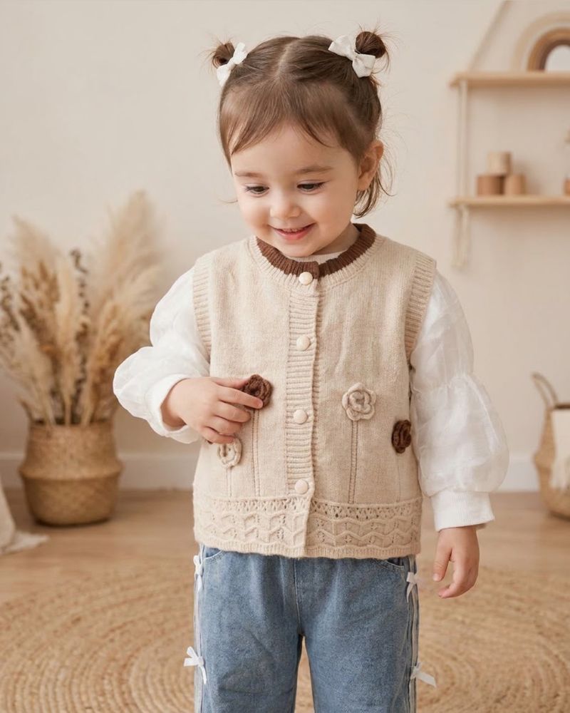 3pc full-sleeve sweater set