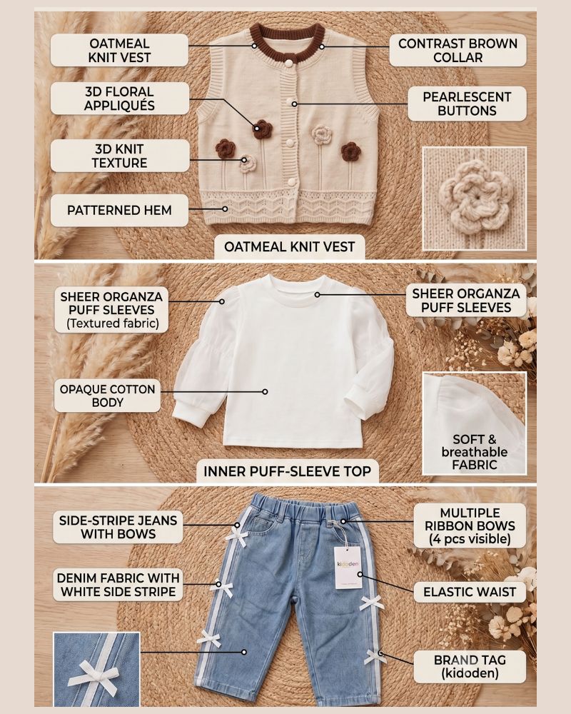 3pc full-sleeve sweater set thumbnail 3