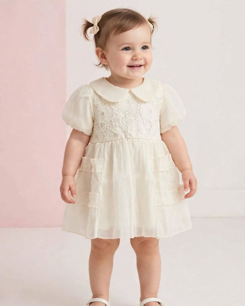 Yellow twirl frock 
