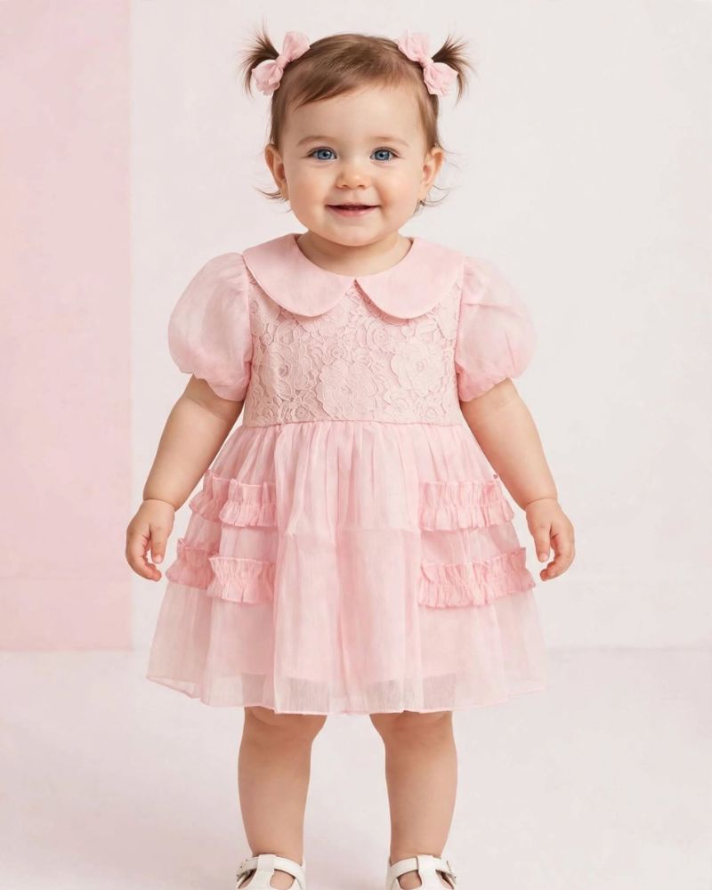 Pink twirl frock 