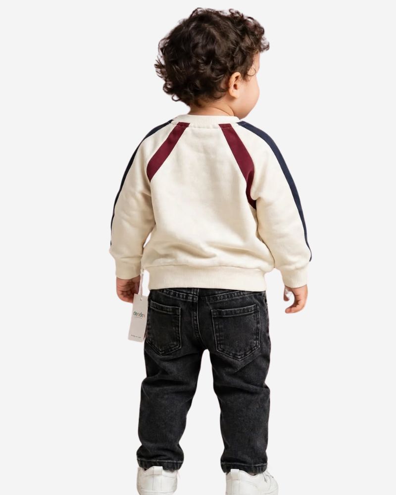 2pc white high-neck set thumbnail 3