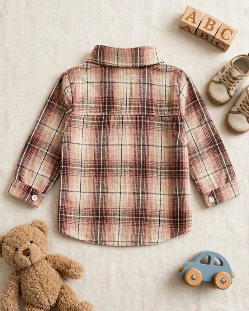 Pink check shirt  thumbnail 2