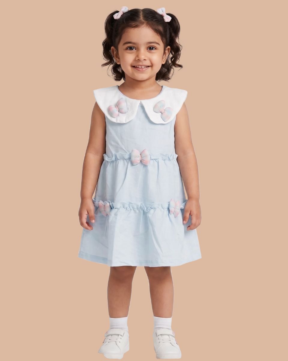 Blue bow frock 