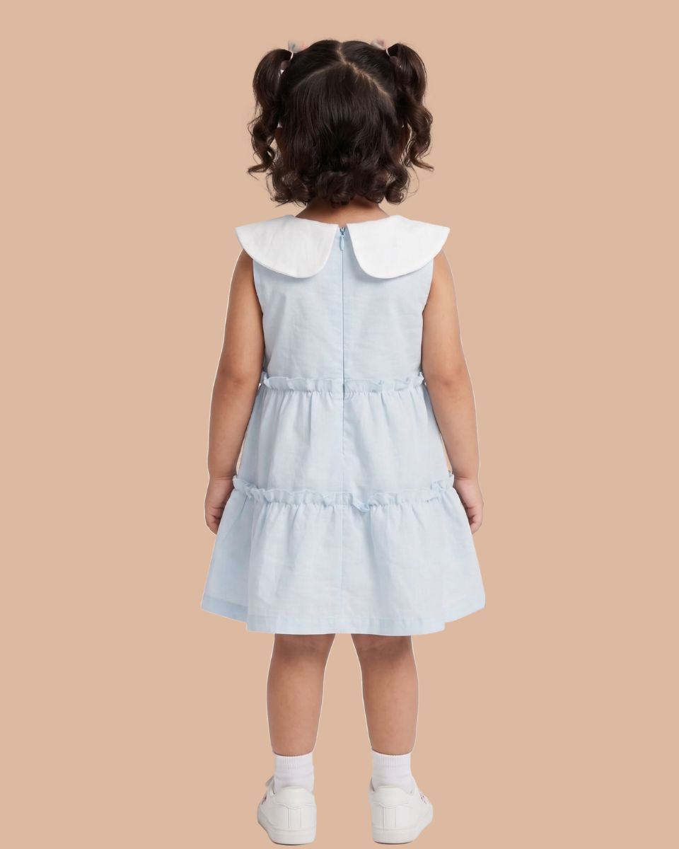 Blue bow frock  thumbnail 2