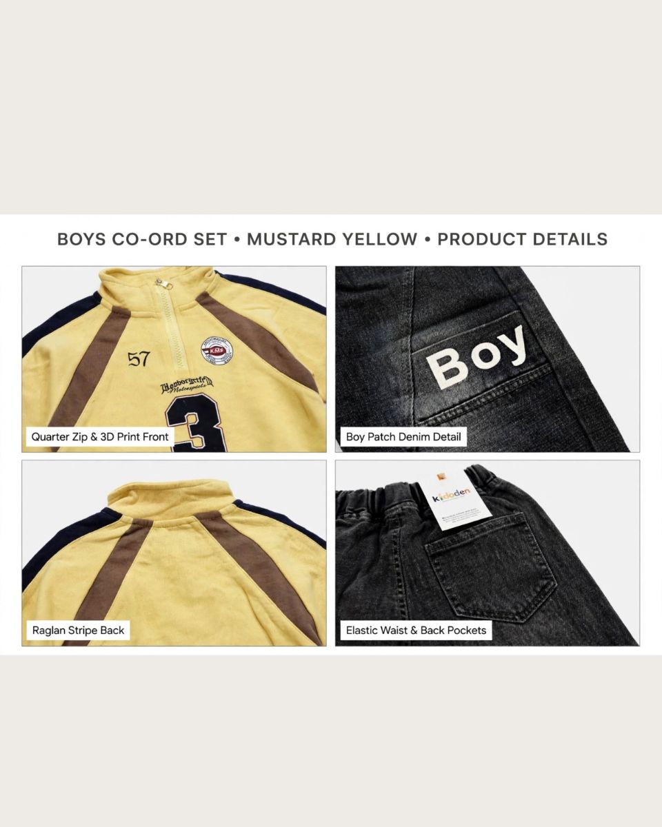 2pc yellow high-neck set  thumbnail 4