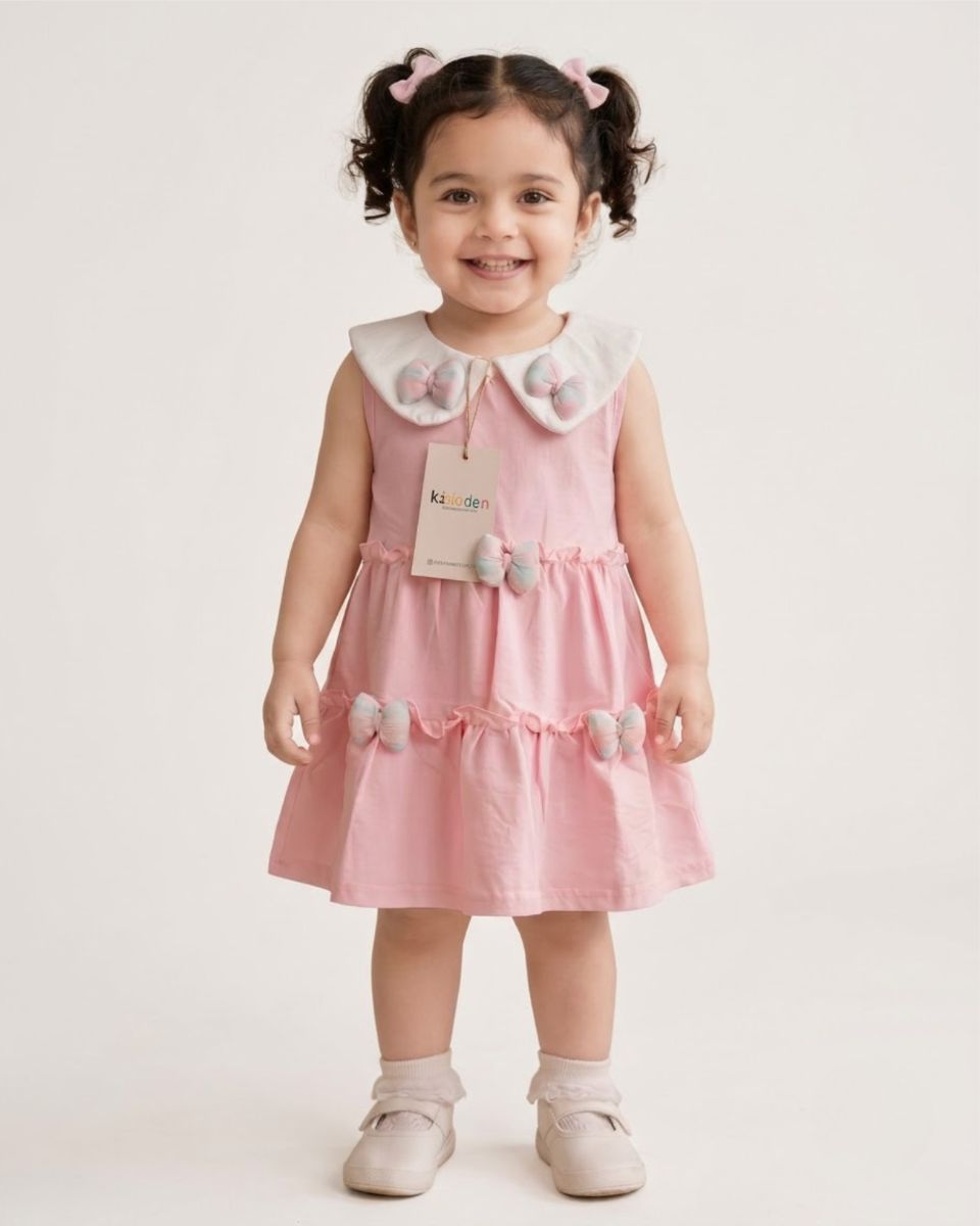 Pink bow frock 