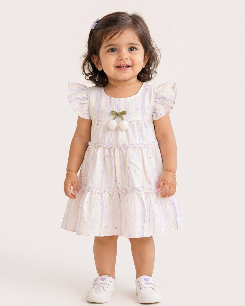 Purple heart frock 