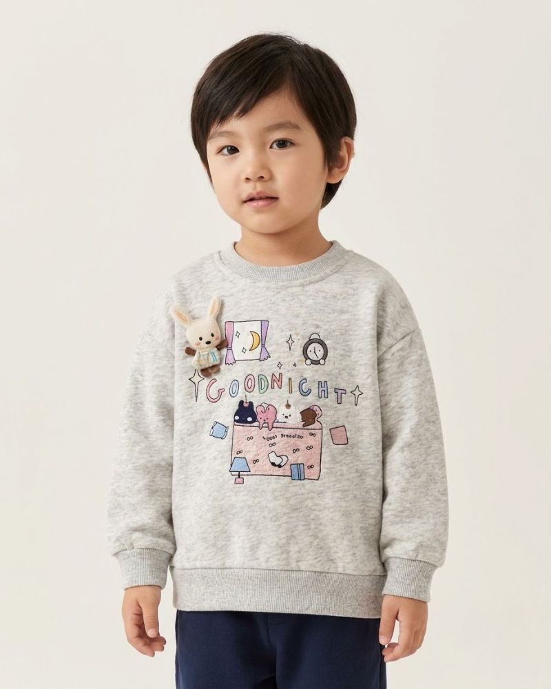 Grey rabbit Sweatshirt thumbnail 3