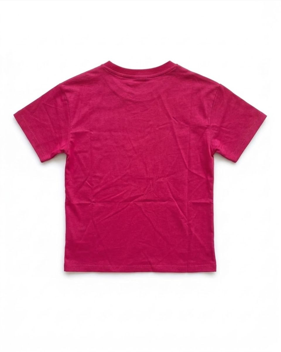 Kids Hot Pink / Magenta Graphic T-Shirt thumbnail 2